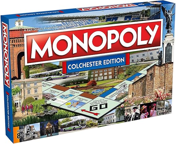 Winning Moves Colchester Monopoly Board Game, Colchester, One Size