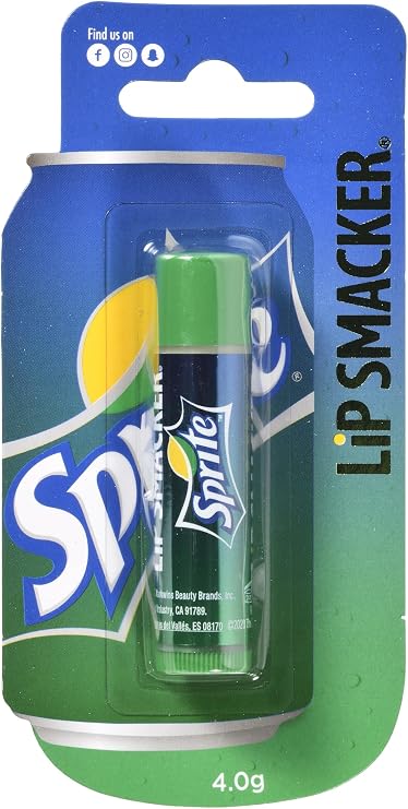 Lip Smacker Coca Cola Collection, Sprite Flavoured Lip Balm Inspired by Coca-Cola, Moisturizing and Refreshing, Single Blister Pack