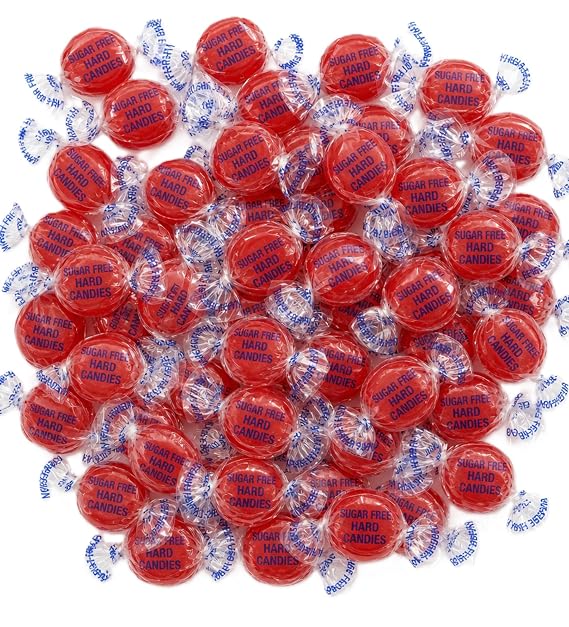 Sugar Free Cinnamon Hard Candy 1 lb Bag Sweet and Spicy Cinnamon Discs