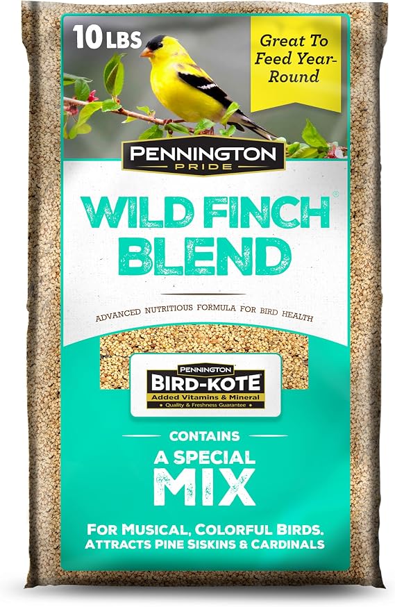 Pennington Pride Wild Finch Blend Wild Bird Seed, 10-lb Bag