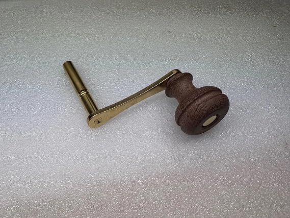 Grandfather Clock Winding Key Crank Winder Howard Miller Sligh Ridgeway Pearl