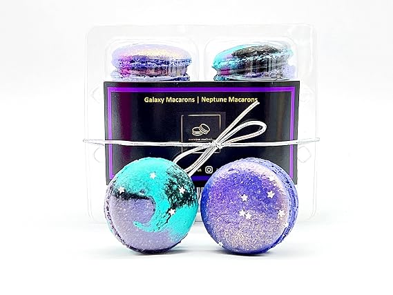 6 Galaxy & Neptune Macarons Value Pack
