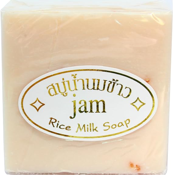 Jasmine Rice Milk Moisturizing Herbal Natural Soap With Coconut Oil, For Face & Body by Jam