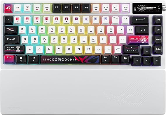 ASUS ROG Azoth X Wireless Mechanical Gaming Keyboard - 75% TKL, PBT Keycaps