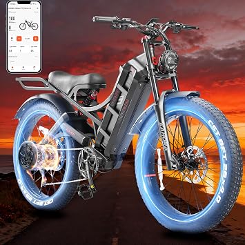 Eahora Romeo Pro 23 Ebike 1600W4000W5600W Electric Bike for Adults 344650MPH 200 Miles Long Range Dual Motor 487080AH Battey Electric Mountain Bike Dual Hydraulic Brakes Full Suspension EBike