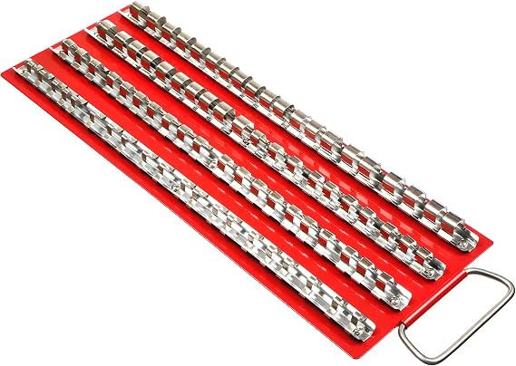 80pc Socket Rack Tray for 1/4" 3/8" 1/2" sockets