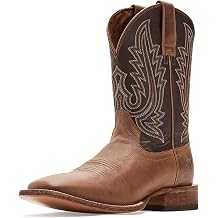 ARIAT Men's County Roads Wide Square Toe Cowboy BootWestern Boot
