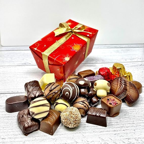 Belgian Chocolate Holiday Assorted Gift Box, 1.5 lbs (Pack of 2)