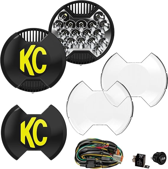 KC HiLites 108 SlimLite V2 8" LED - 2 Light Master Kit