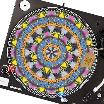 DJ Turntable Slipmat Bee Honey Drop