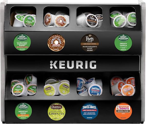 Premium K-Cup Pod Storage Rack, 8-Sleeve