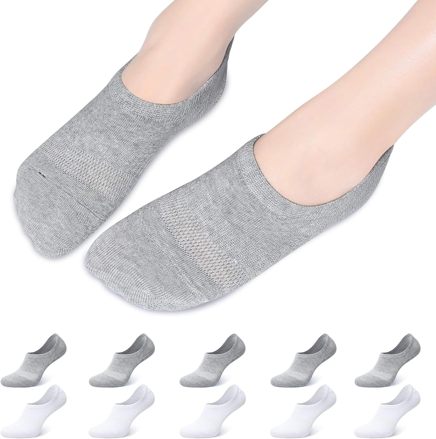 falsechay 10 pairs of trainer socks womens  mens no show invisible socks trainer socks