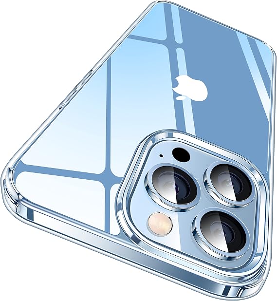 CASEKOO for iPhone 13 Pro Case Crystal Clear, Never Yellow Technology, Slim