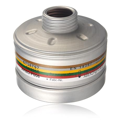 A2B2E2K2 Hg P3 R D Gas Filter with DIN EN Connection RD40
