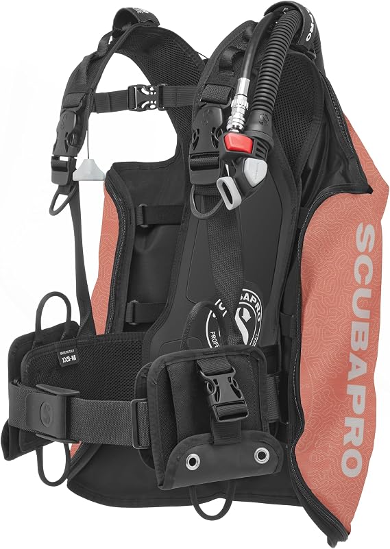 Scubapro Navigator Lite Back Inflated Scuba Diving BCD with Balanced Power Inflator for Recreational Diving, Medium - 2X-Large