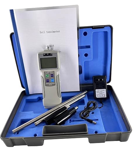 Soil Compaction Meter Tester Soil Penetration Resistance Analyzer with Range 0-100kg/cm2 0-1000N/cm2 0-10000kPa Kgf(gf)/lbf/N Three Units Total Measuring Depth 50cm