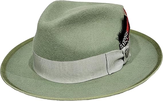 Stetson Mens Wool Felt Whippet Fedora Hat