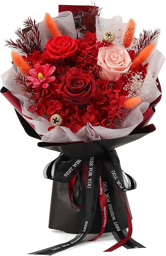 BestFlower Mothers Day Flowers Bouquet Gifts for Mom,Roses Bouquet Gifts for Women Mom Wife from Daughter,Fresh Flowers for Delivery