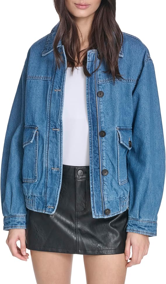 Levi's Women's Relaxed Fit Cotton Bomber Jacket