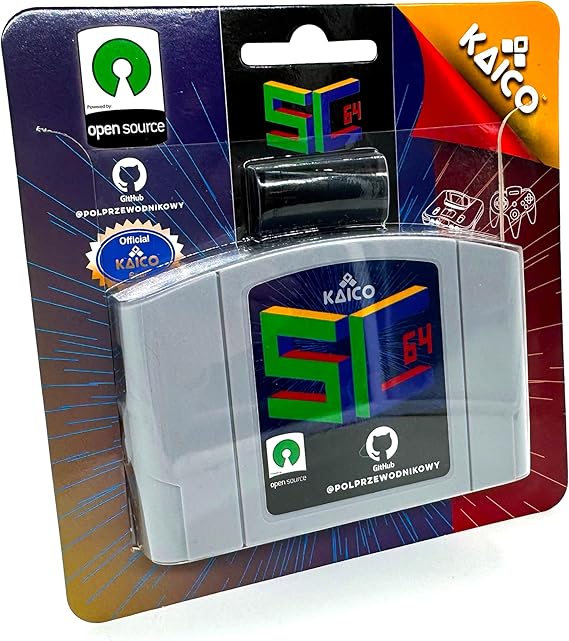Kaico Edition SummerCart64 Open Source N64 Flash Cart with 64DD Support