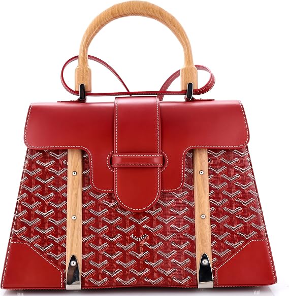 Pre-Loved Saigon Top Handle Bag MM, Red