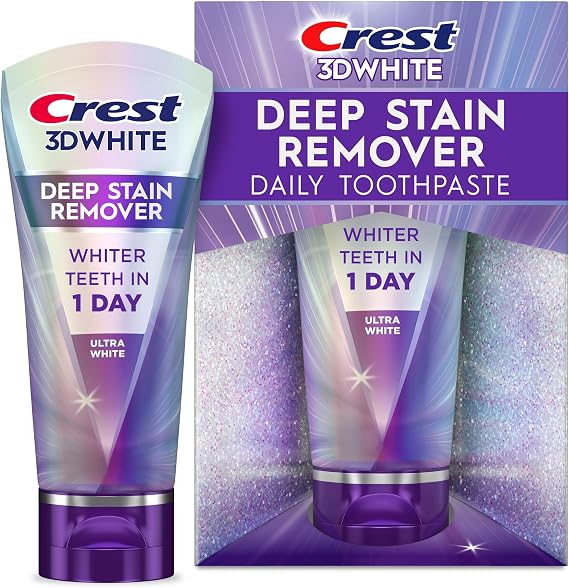 Crest 3D White Brıllıance Deep Staın Remover Daıly Tootpaste Ultra White Diş Macunu 59 Gr