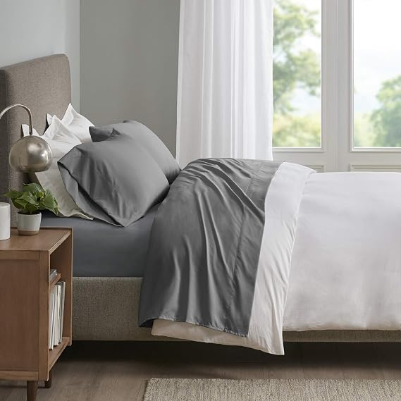 Sleep Philosophy Moisture-Wicking Cooling Sheet Set, Twin Bed Set 3 Piece