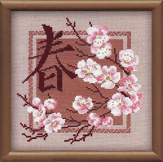 Riolis Kreuzstich-Set Frühling, Zählmuster