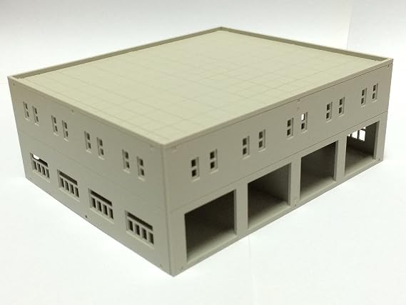 Outland Models Train Railway Modern Garage/Logistics Centre Unpainted N Scale