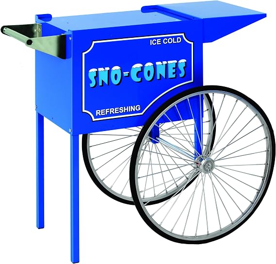Paragon - Manufactured Fun Medium Snow Cone Cart, Blue