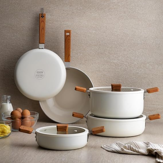 Schafer Ceramoni Seramik Tava 24 Cm-Krem