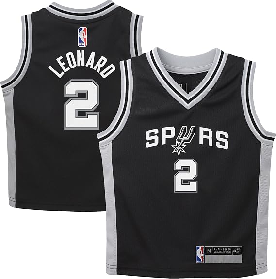 Kawhi Leonard San Antonio Spurs #2 Infants Toddler Black Icon Edition Jersey