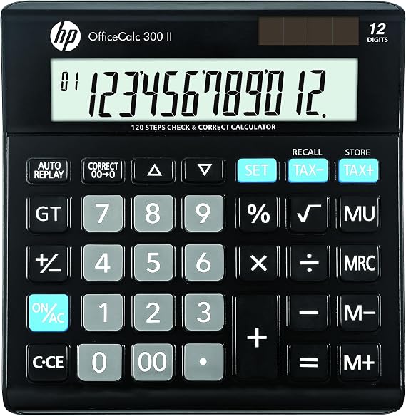 HP OC 300 II Desktop Calculator - Black