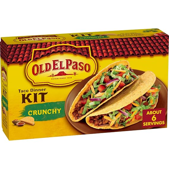Old El Paso Crunchy Taco Dinner Kit, 12 ct, 8.8 oz