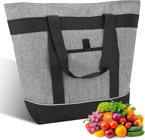 SANLIKE 40in Insulated Fish Cooler Bag Waterproof Fishing Tote | Water-resistant oxford cloth, quick rinse clean, tear-proof base, fits saltwater & freshwater fish catches