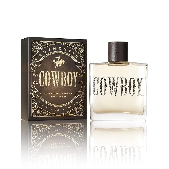 Tru Western Cowboy Cologne for Men 3.4 fl oz, Rugged Woodsy Fragrance, Fresh Moss, Juniper, Sage, Mahogany Woods, Long Lasting, Woody, Spicy, Earthy Masculine Scent
