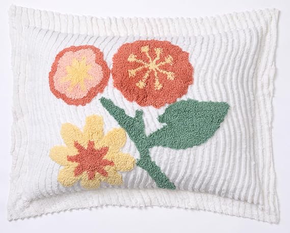 BrylaneHome Bloom Chenille Sham