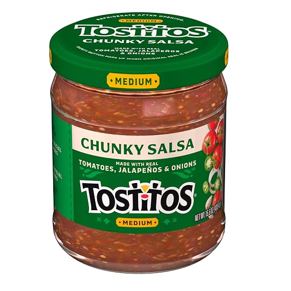 Tostitos Dip, Chunky Salsa, Medium, 15oz