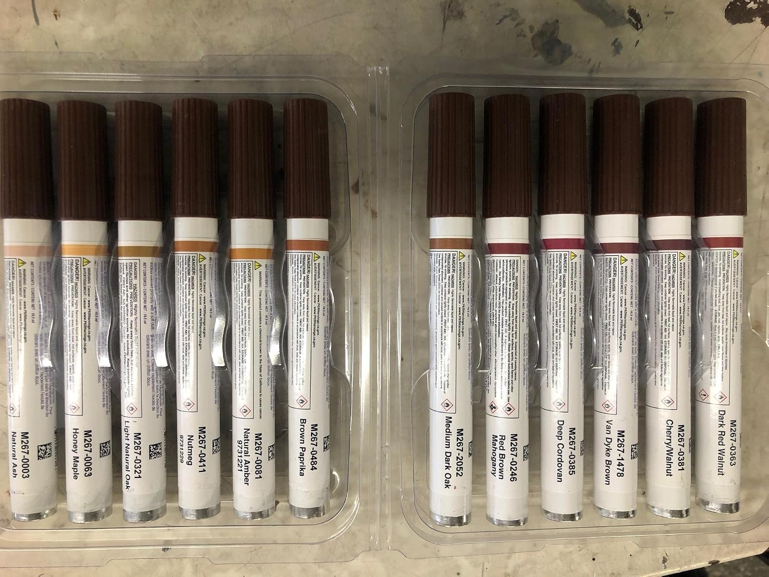 Promark Touch-up Markers, Finish 12 Colors Kit #2 M267