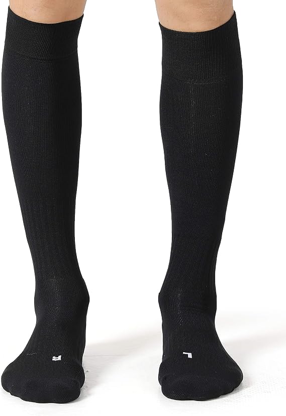 CS CELERSPORT 2/3 Pack Soccer Softball Baseball Socks for Youth Kids Adult Multi-Sport Compression Knee High Socks