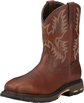 ARIAT mens Workhog Wide Square Toe Csa Waterproof Composite Toe Work Boot