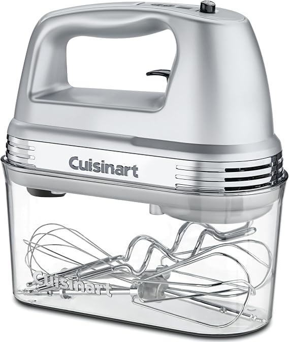 Cuisinart Electric Hand Mixer, 9 Speeds, Extra Long Beaters, 220W