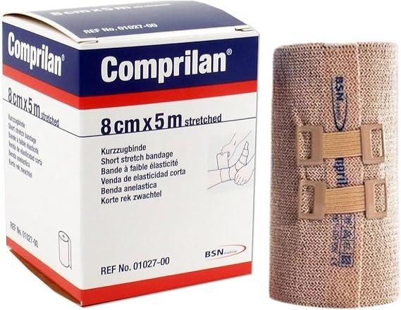 Comprilan Cotton Compression Bandage Beige NonSterile 3" x 5.5 Yd 1 Ct