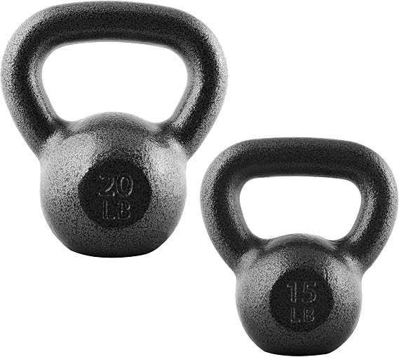CAP Barbell Cast Iron Kettlebell - Singles and Sets, Multiple Weight Choices
