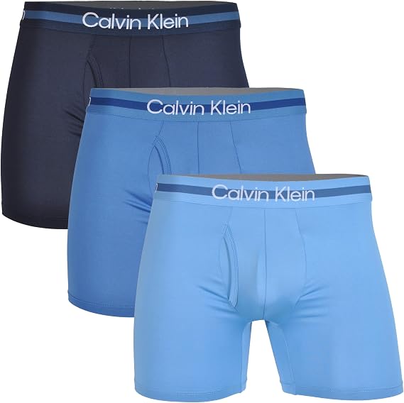 Calvin Klein Refined Microfiber Stretch 3-Pack Boxer Briefs