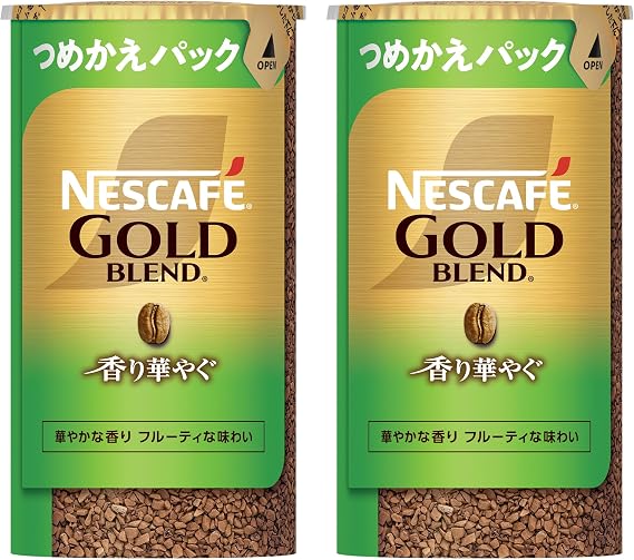 Nescafé Gold Blend Lovely Aroma, Eco-friendly & System Pack, Soluble Coffee, 3.4 oz 95 g x 2 bottles
