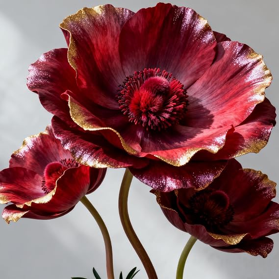 Premium Saffron Crocus Bulbs – Autumn-Flowering, Hardy, Easy to Grow, Vibrant Purple Blooms，Hardy Perennial, Excellent Display-4bulbs-E