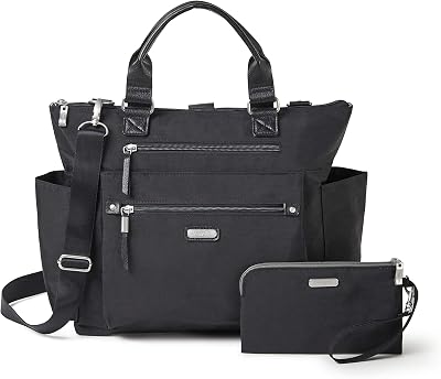 3-in-1 Convertible Backpack Tote Handbag - 15x12 Lightweight Travel Bag w RFID Phone Wristlet