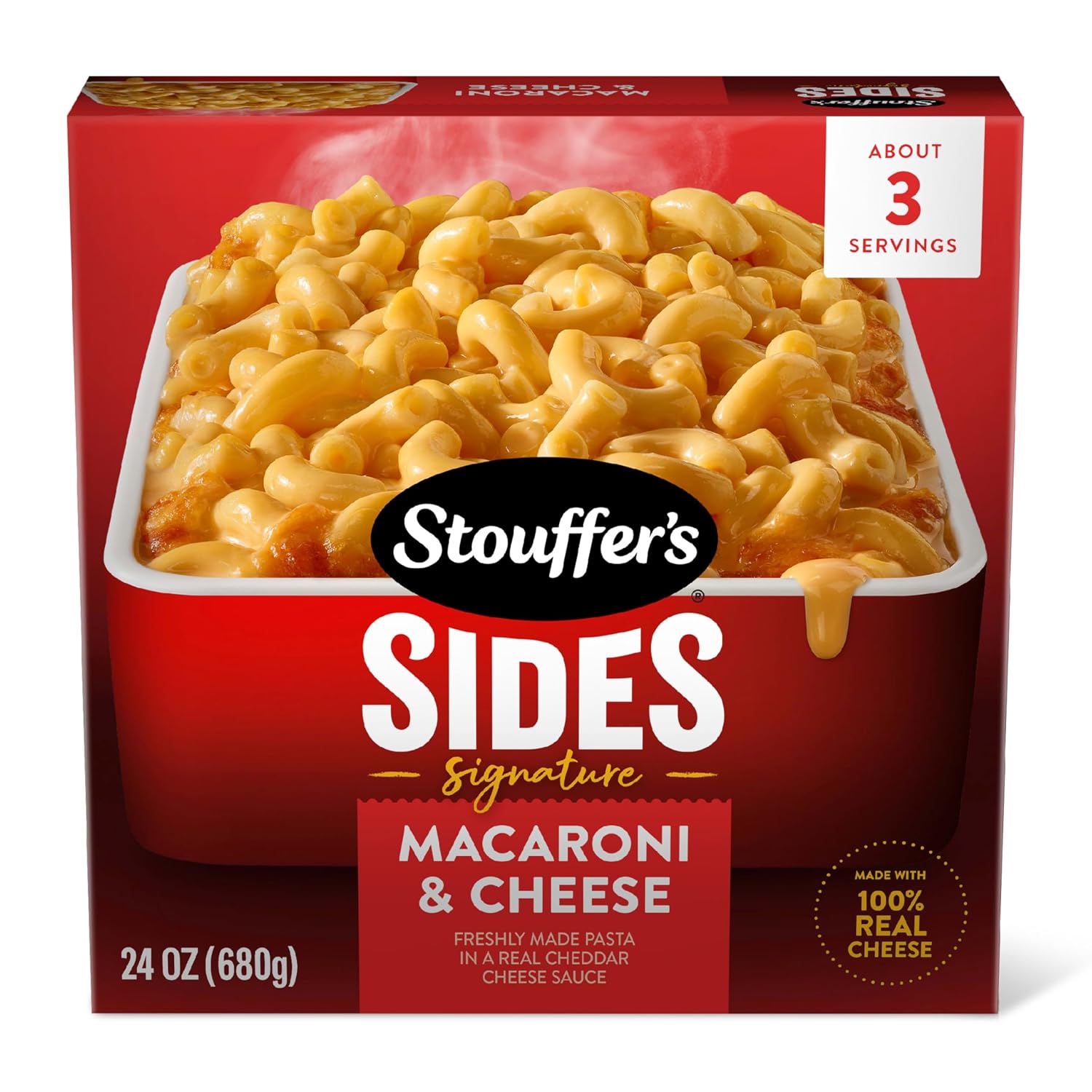 Stouffer’s Macaroni and Cheese, Side Dish, Frozen Macaroni and Cheese, Pasta Sides, Frozen Side Dishes