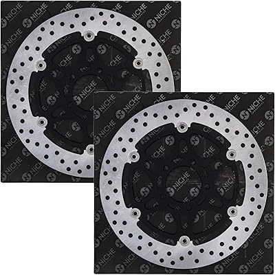 NICHE Front Brake Rotor Set for Suzuki Hayabusa 1300 GSXR 1000 600 750 TL1000S 59210-33E50